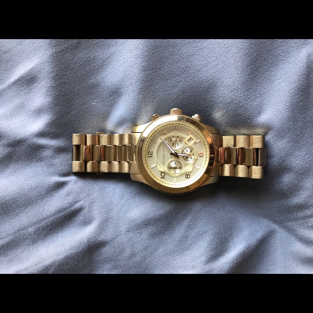 Gold Michael Kors watch